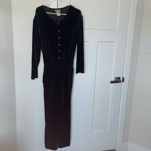 Coldwater Creek velvet romper